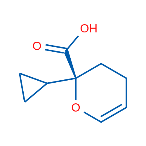 (2S)-2-Cyclopropyl-3,4-dihydro-2H-pyran-2-carboxylic acid 1g