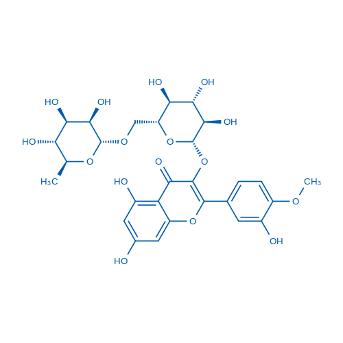 5,7-Dihydroxy-2-(3-hydroxy-4-methoxyphenyl)-3-(((2S,3R,4S,5S,6R)-3,4,5-trihydroxy-6-((((2R,3R,4R,5R,6S)-3,4,5-trihydroxy-6-methyltetrahydro-2H-pyran-2-yl)oxy)methyl)tetrahydro-2H-pyran-2-yl)oxy)-4H-chromen-4-one 1mg