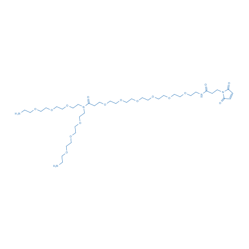 N-(Mal-PEG6)-N-bis(PEG3-amine) 50mg