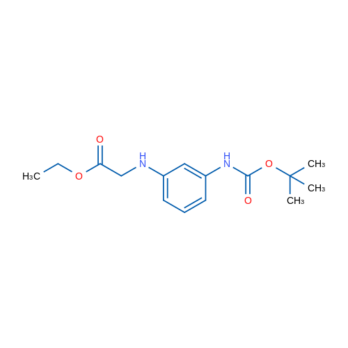 Ethyl (3-((tert-butoxycarbonyl)amino)phenyl)glycinate 1g