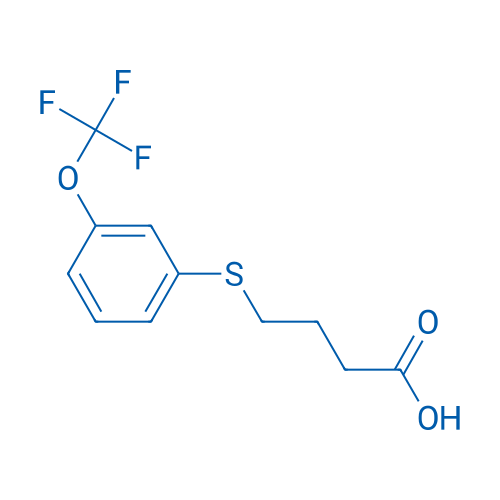4-((3-(Trifluoromethoxy)phenyl)thio)butanoic acid 1g