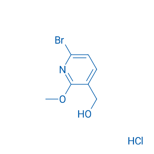 (6-Bromo-2-methoxypyridin-3-yl)methanol hydrochloride 250mg
