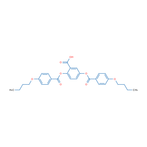 2,5-Bis[(4-butoxybenzoyl)oxy]-benzoic acid 5g