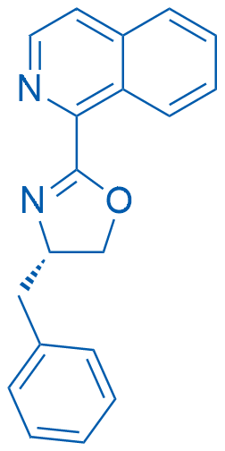 (S)-4-Benzyl-2-(isoquinolin-1-yl)-4,5-dihydrooxazole 1g