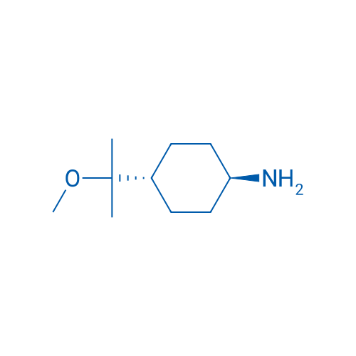 trans-4-(2-Methoxypropan-2-yl)cyclohexan-1-amine 100mg