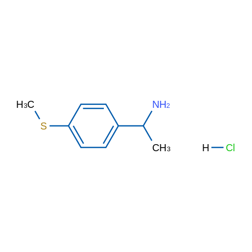 1-[4-(Methylsulfanyl)phenyl]ethan-1-amine hydrochloride 1g