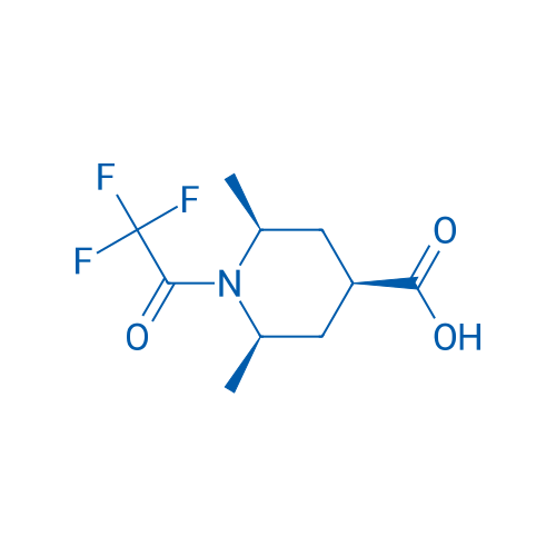 (2R,4R,6S)-2,6-dimethyl-1-(trifluoroacetyl)piperidine-4-carboxylic acid 1g