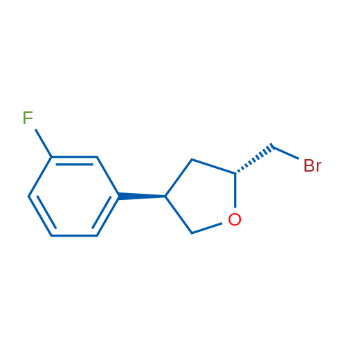 (2R,4R)-2-(Bromomethyl)-4-(3-fluorophenyl)oxolane 1g