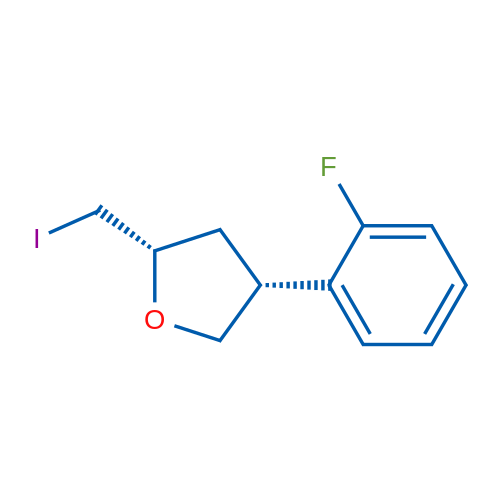 (2S,4R)-4-(2-Fluorophenyl)-2-(iodomethyl)oxolane 1g