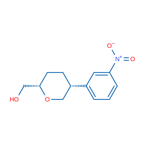[(2S,5R)-5-(3-Nitrophenyl)oxan-2-yl]methanol 1g