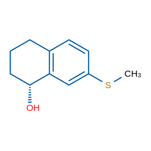 (1R)-7-(Methylsulfanyl)-1,2,3,4-tetrahydronaphthalen-1-ol 1g