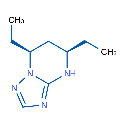 (5R,7S)-5,7-Diethyl-4H,5H,6H,7H-[1,2,4]triazolo[1,5-a]pyrimidine 1g