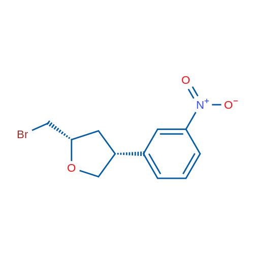 (2S,4R)-2-(Bromomethyl)-4-(3-nitrophenyl)oxolane 1g