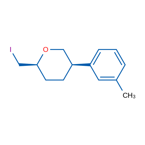 (2S,5R)-2-(Iodomethyl)-5-(3-methylphenyl)oxane 1g