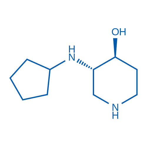 (3S,4S)-3-(Cyclopentylamino)piperidin-4-ol 1g