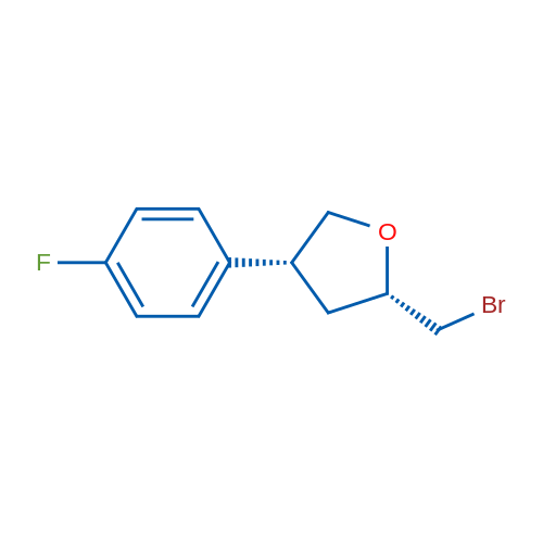 (2S,4R)-2-(Bromomethyl)-4-(4-fluorophenyl)oxolane 1g