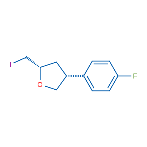 (2S,4R)-4-(4-Fluorophenyl)-2-(iodomethyl)oxolane 1g
