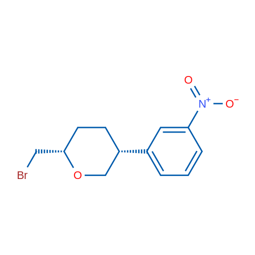 (2S,5R)-2-(Bromomethyl)-5-(3-nitrophenyl)oxane 1g