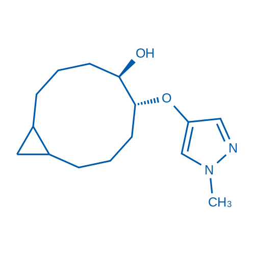 (5R,6R)-6-[(1-Methyl-1H-pyrazol-4-yl)oxy]bicyclo[8.1.0]undecan-5-ol 1g