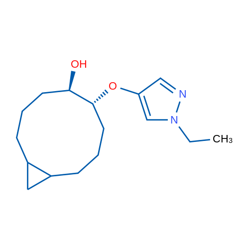 (5R,6R)-6-[(1-Ethyl-1H-pyrazol-4-yl)oxy]bicyclo[8.1.0]undecan-5-ol 1g
