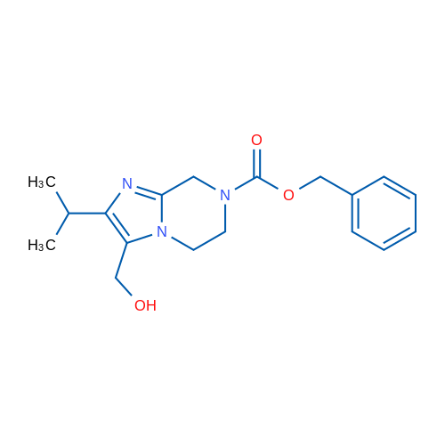 Benzyl 3-(hydroxymethyl)-2-(propan-2-yl)-5H,6H,7H,8H-imidazo[1,2-a]pyrazine-7-carboxylate 1g