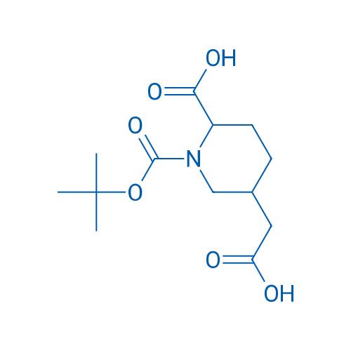 1-[(tert-Butoxy)carbonyl]-5-(carboxymethyl)piperidine-2-carboxylic acid 1g