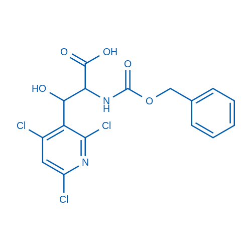 2-{[(benzyloxy)carbonyl]amino}-3-hydroxy-3-(2,4,6-trichloropyridin-3-yl)propanoic acid 1g