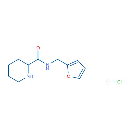 N-(Furan-2-ylmethyl)piperidine-2-carboxamide hydrochloride 1g