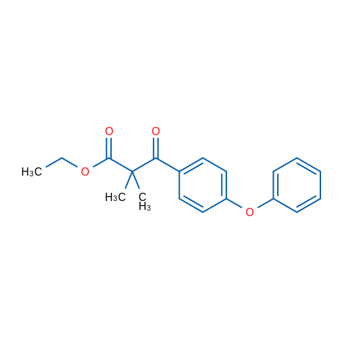 Ethyl 2,2-dimethyl-3-oxo-3-(4-phenoxyphenyl)propanoate 1g