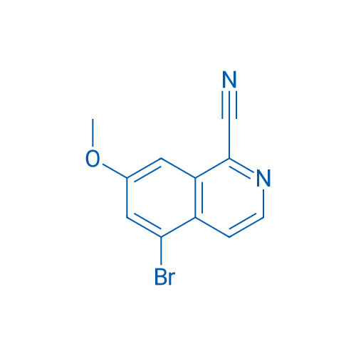 5-Bromo-7-methoxyisoquinoline-1-carbonitrile 1g