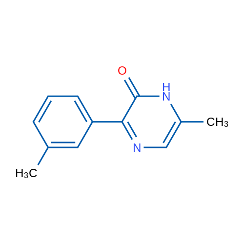 6-Methyl-3-(3-methylphenyl)-1,2-dihydropyrazin-2-one 1g