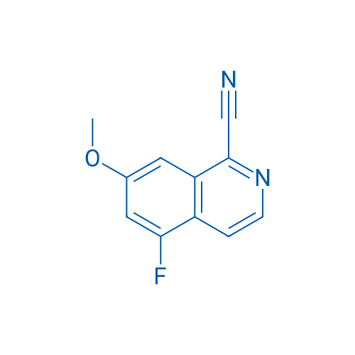 5-Fluoro-7-methoxyisoquinoline-1-carbonitrile 1g