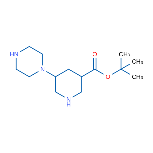 tert-Butyl 5-(piperazin-1-yl)piperidine-3-carboxylate 1g