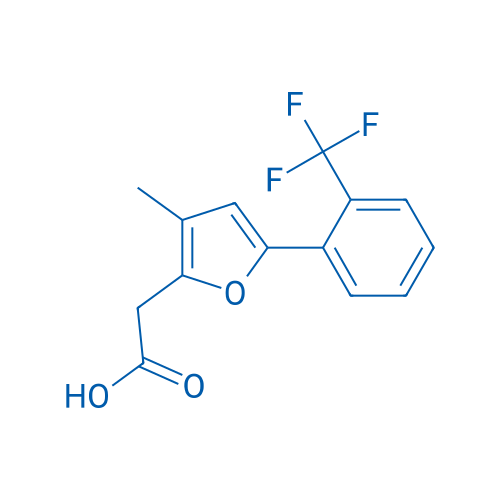 2-{3-methyl-5-[2-(trifluoromethyl)phenyl]furan-2-yl}acetic acid 1g
