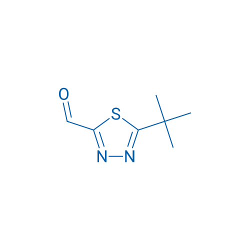 5-tert-Butyl-1,3,4-thiadiazole-2-carbaldehyde 50mg