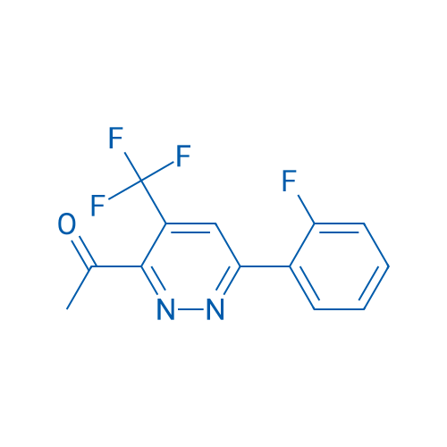 1-[6-(2-Fluorophenyl)-4-(trifluoromethyl)pyridazin-3-yl]ethan-1-one 1g