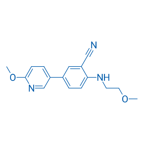 2-[(2-Methoxyethyl)amino]-5-(6-methoxypyridin-3-yl)benzonitrile 1g