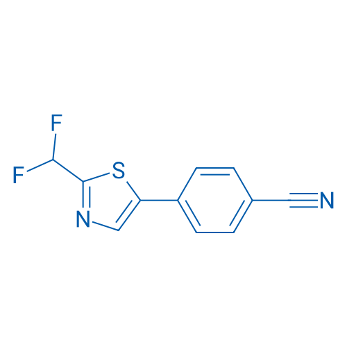 4-[2-(Difluoromethyl)-1,3-thiazol-5-yl]benzonitrile 1g