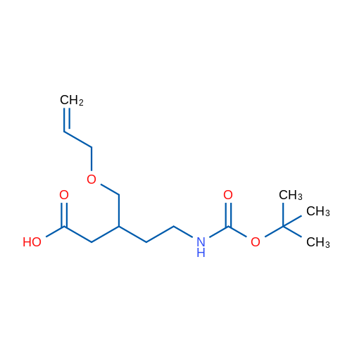 5-{[(tert-butoxy)carbonyl]amino}-3-[(prop-2-en-1-yloxy)methyl]pentanoic acid 1g