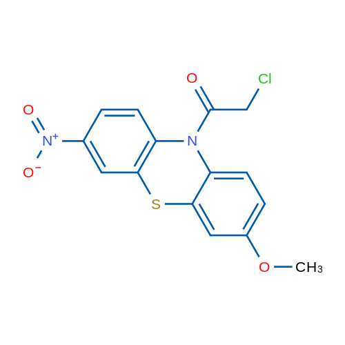 2-Chloro-1-(3-methoxy-7-nitro-10H-phenothiazin-10-yl)ethan-1-one 1g