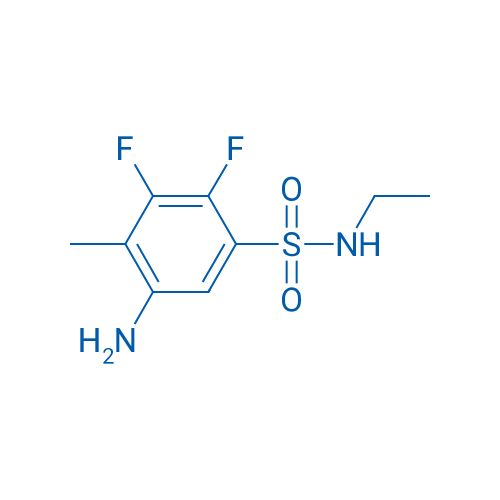 5-Amino-N-ethyl-2,3-difluoro-4-methylbenzene-1-sulfonamide 1g