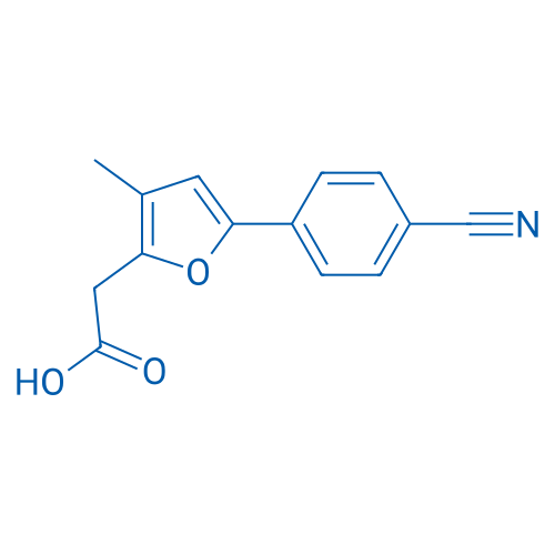 2-[5-(4-Cyanophenyl)-3-methylfuran-2-yl]acetic acid 1g