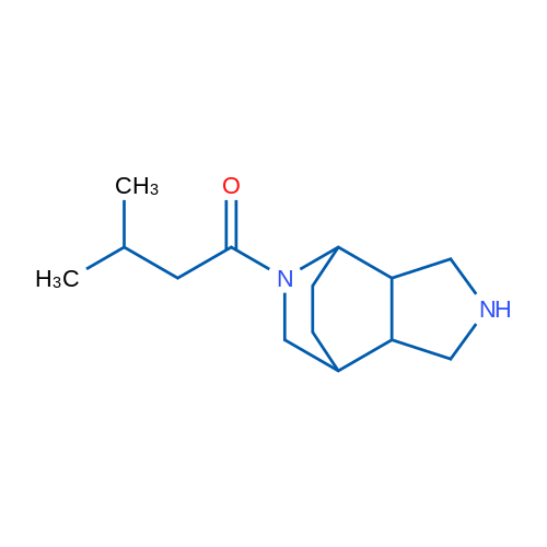 1-{4,8-diazatricyclo[5.2.2.0,2,6]undecan-8-yl}-3-methylbutan-1-one 1g