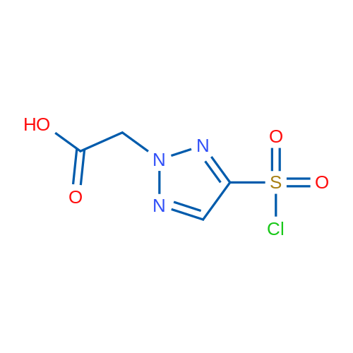 2-[4-(Chlorosulfonyl)-2H-1,2,3-triazol-2-yl]acetic acid 1g
