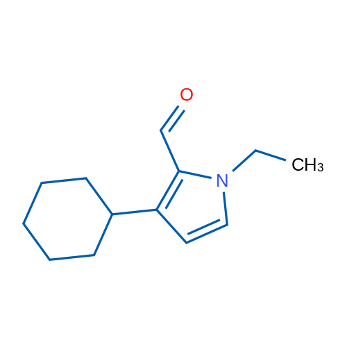 3-Cyclohexyl-1-ethyl-1H-pyrrole-2-carbaldehyde 1g