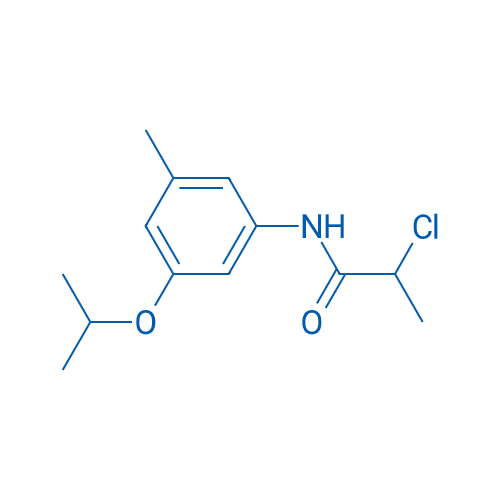 2-Chloro-N-[3-methyl-5-(propan-2-yloxy)phenyl]propanamide 1g
