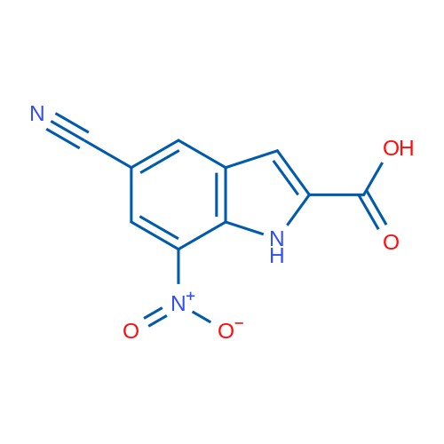 5-Cyano-7-nitro-1H-indole-2-carboxylic acid 1g