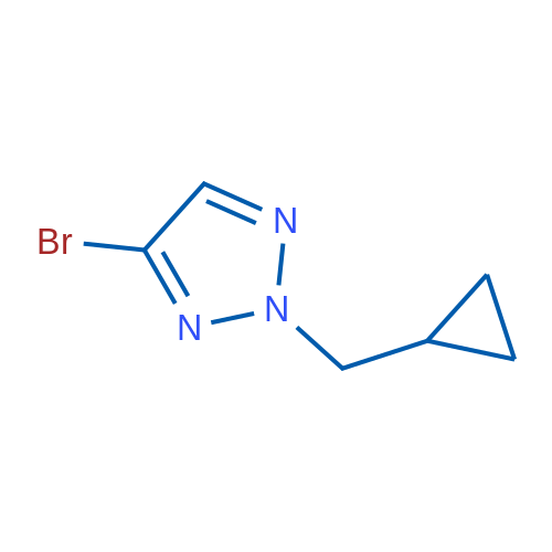 4-Bromo-2-(cyclopropylmethyl)-2H-1,2,3-triazole 1g
