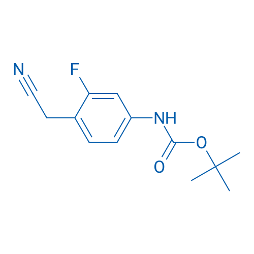 tert-Butyl N-[4-(cyanomethyl)-3-fluorophenyl]carbamate 1g