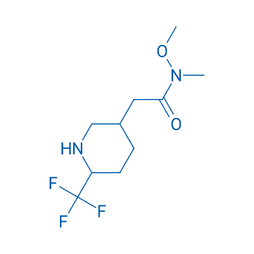 N-Methoxy-N-methyl-2-[6-(trifluoromethyl)piperidin-3-yl]acetamide 1g